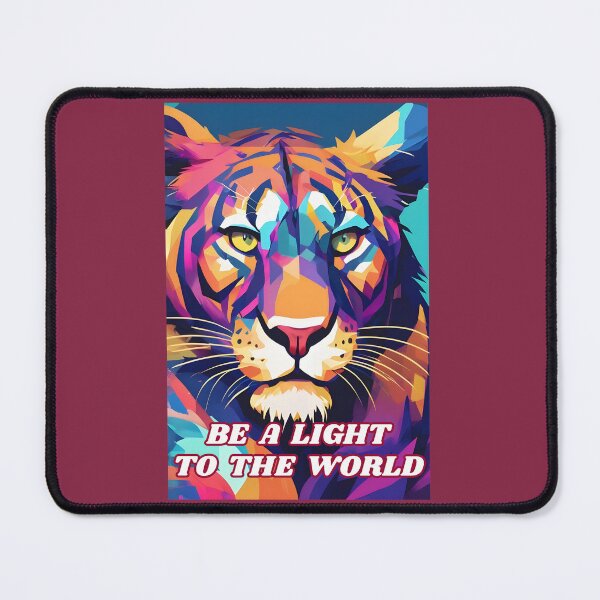 Item preview, Modern Colorful Tiger – Be a Light to the World designed and sold by 8-Maxwell-8.