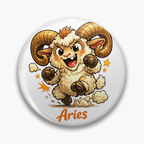 Item preview, Aries Zodiac: Aries Zodiac Sign – Cartoon Astrology Design designed and sold by Arte Cartoon From TagTeam Group.