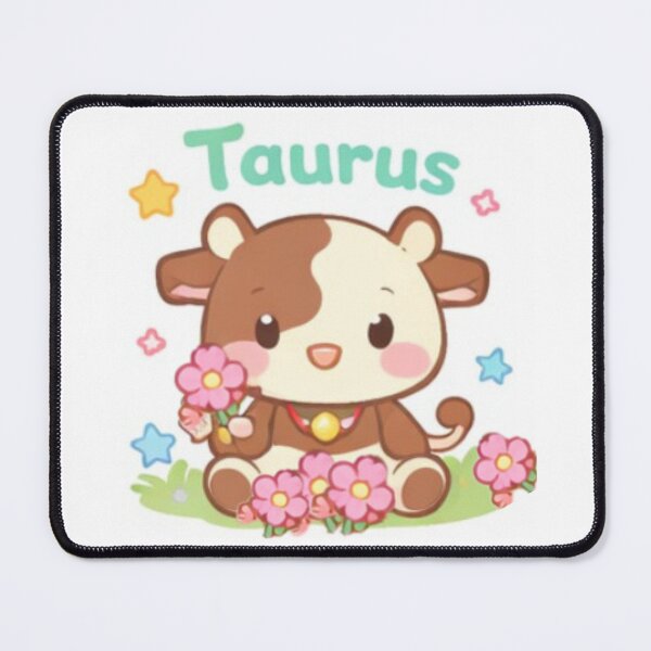 Item preview, Taurus Zodiac – Cute Pastel Cow Astrology Art designed and sold by Puretrendsetter.