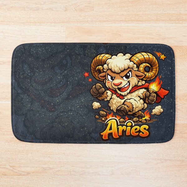 Item preview, Aries Zodiac: Aries Zodiac Sign – Cartoon 2 version Astrology Design designed and sold by Arte Cartoon From TagTeam Group.