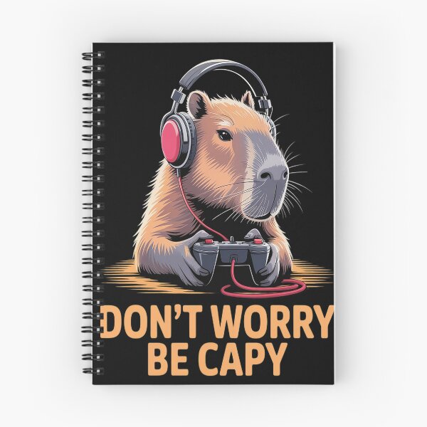 Item preview, Capybara Don'T Worry Be Capy Video Game designed and sold by orlodrake.