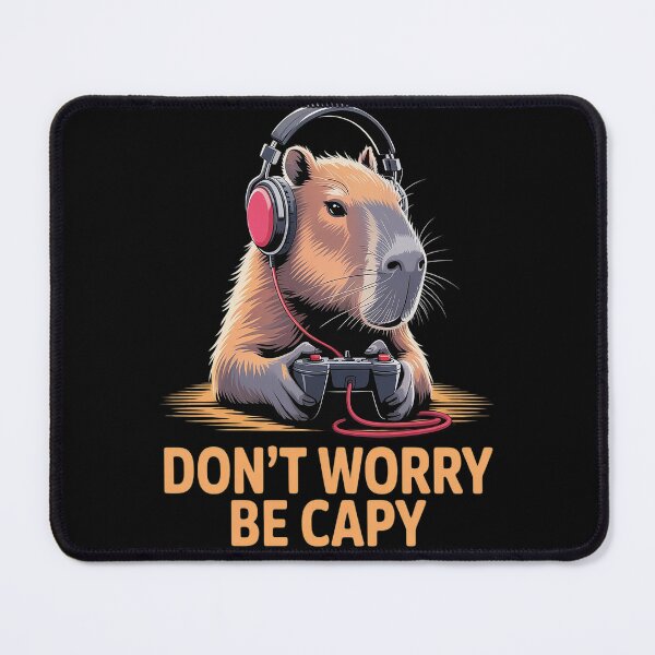 Item preview, Capybara Don'T Worry Be Capy Video Game designed and sold by orlodrake.