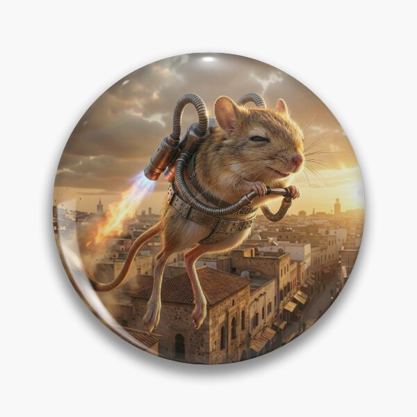 Item preview, Jerboa Flies over Casablanca designed and sold by Tridentulus.