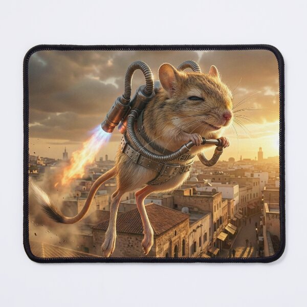 Item preview, Jerboa Flies over Casablanca designed and sold by Tridentulus.