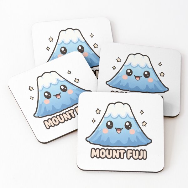 Item preview, Cute Mount Fuji Kawaii Japan – Adorable Smiling Mountain Cartoon Design designed and sold by Globalcitytees.