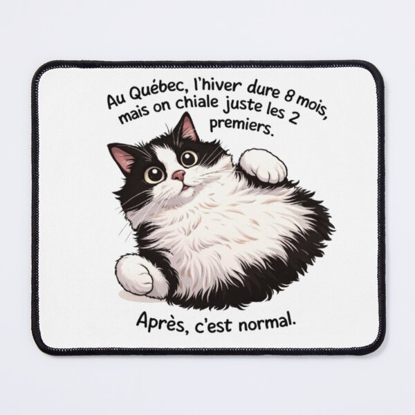 Item preview, Quebec Cat and the Too-Long Winter – Quebec Humor designed and sold by JonathanP514.
