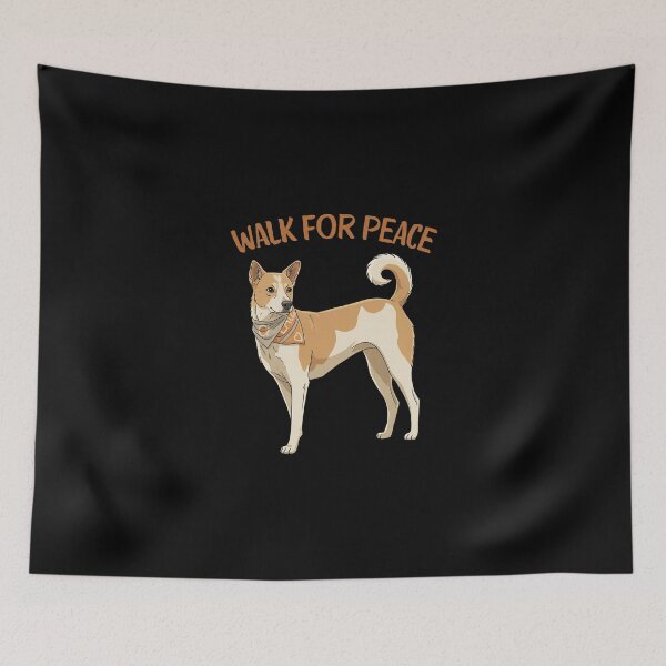 Item preview, Walk for Peace Aloka Dog designed and sold by SheriPeroni.
