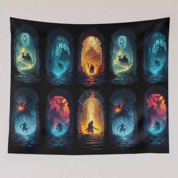 Item preview, Fantasy Dungeon Portals Pixel Art Set designed and sold by Piotrek0001.