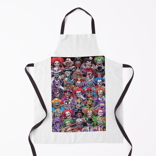 Item preview, Dense Scary Clown Faces Mosaic Art designed and sold by Piotrek0001.