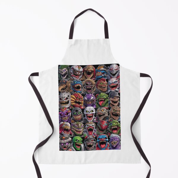 Item preview, Vibrant Colorful Monster Faces Pattern designed and sold by Piotrek0001.
