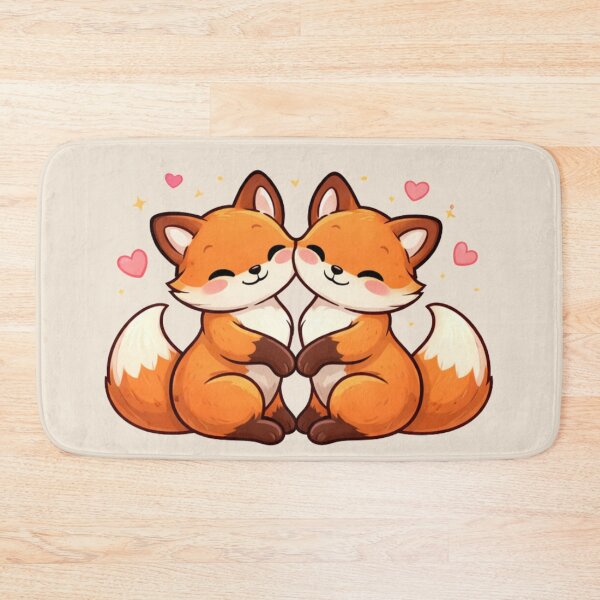 Item preview, Cute Fox Couple in Love – Cozy Valentine Illustration designed and sold by Ivy-Triggs.