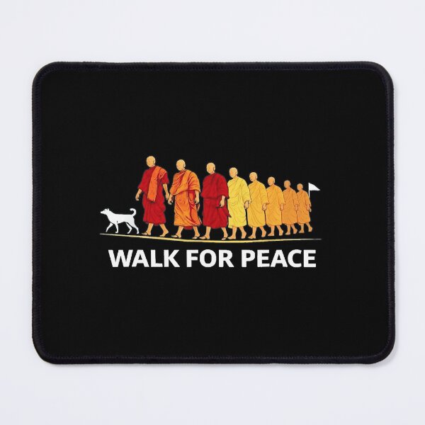 Item preview, Walk For Peace Monks and Dog designed and sold by SheriPeroni.