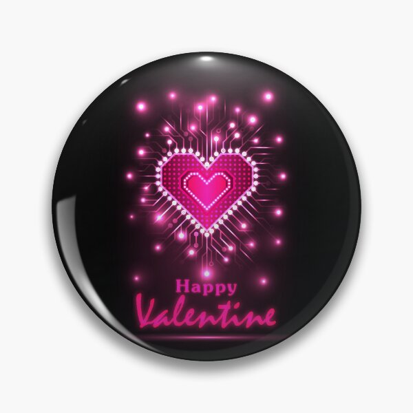 Item preview, Cyberpunk Neon Circuit Heart Valentine designed and sold by teaw-teaw.