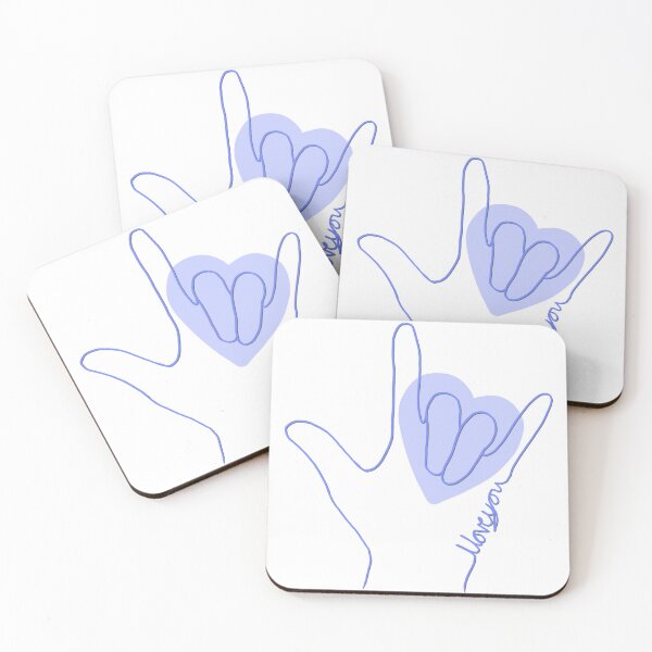 Item preview, I Love You - Sign Language - Blue designed and sold by cherrynat1.