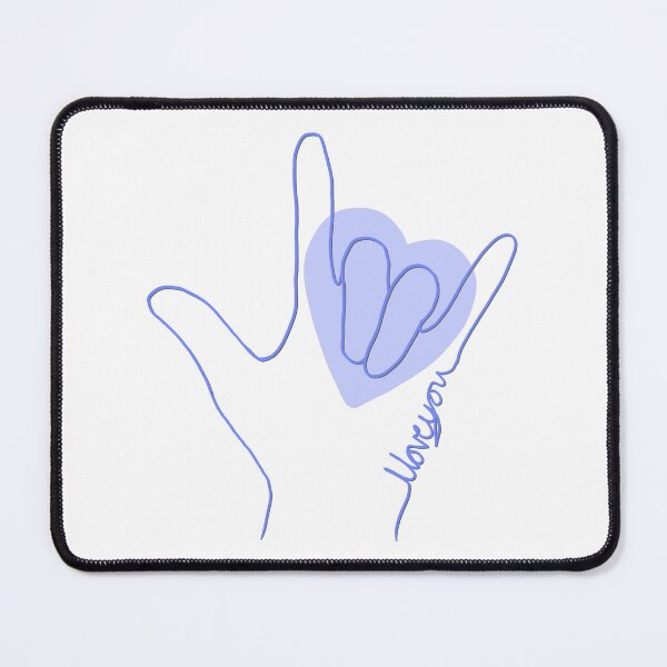 Item preview, I Love You - Sign Language - Blue designed and sold by cherrynat1.