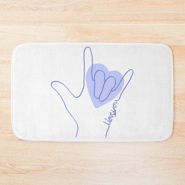 Item preview, I Love You - Sign Language - Blue designed and sold by cherrynat1.