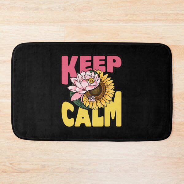 Item preview, Keep Calm Floral Lotus Sunflower designed and sold by ItaloIT.