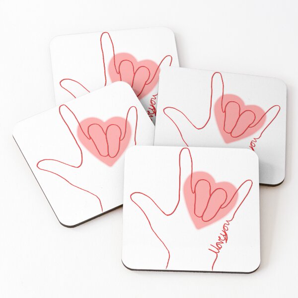 Item preview, I Love You - Sign Language - Heart designed and sold by cherrynat1.