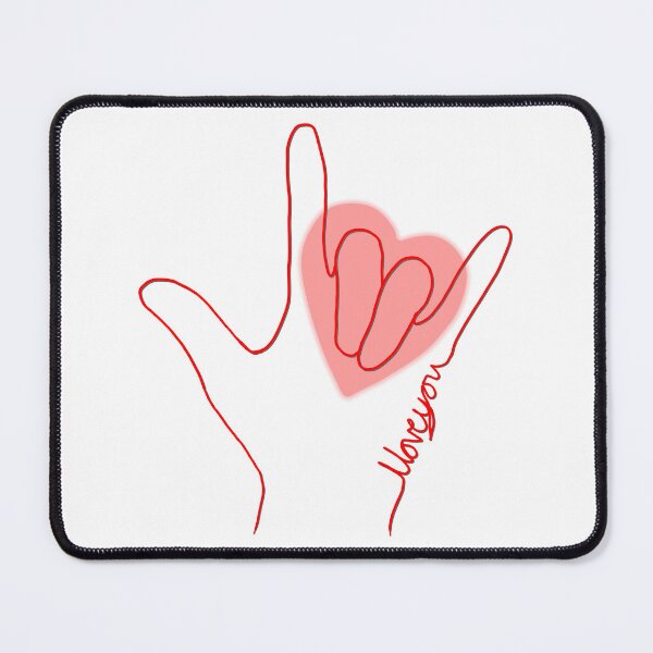 Item preview, I Love You - Sign Language - Heart designed and sold by cherrynat1.