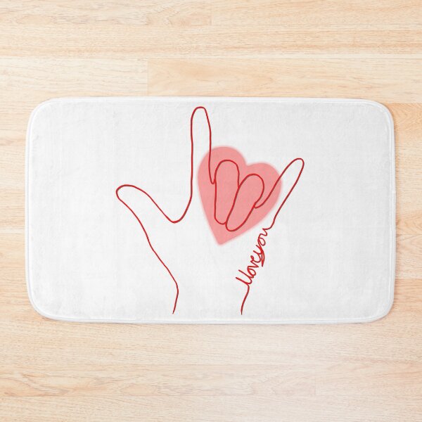 Item preview, I Love You - Sign Language - Heart designed and sold by cherrynat1.