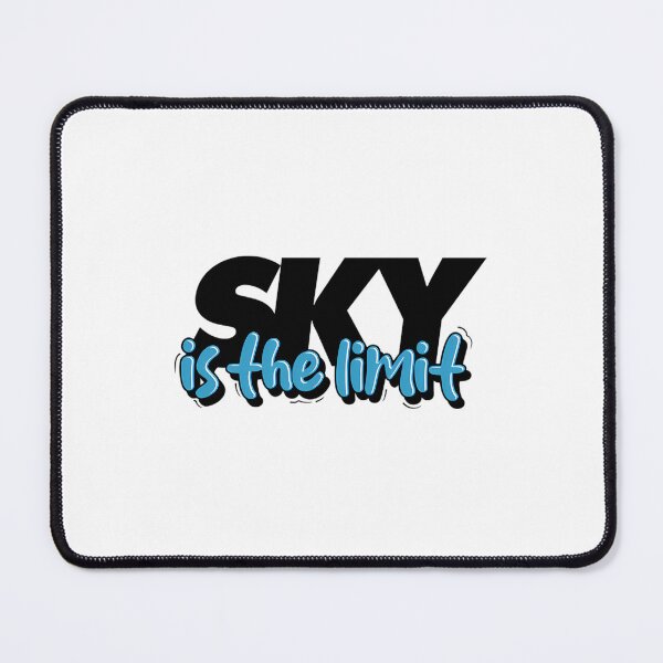Item preview, Sky Is The Limit Motivational Bubble Quote designed and sold by AmeristraliaDs.