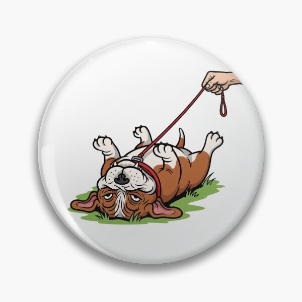 Item preview, Stubborn Dog Refusing To Walk Funny Cartoon designed and sold by i1ovedogs.