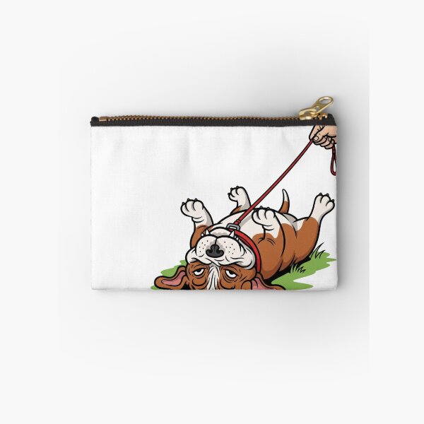 Item preview, Stubborn Dog Refusing To Walk Funny Cartoon designed and sold by i1ovedogs.