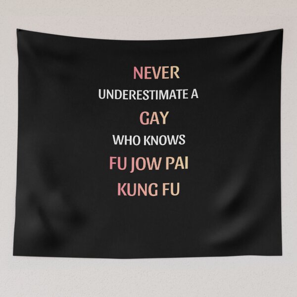 Item preview, Never Underestimate A Gay Kung Fu Master designed and sold by thurma85.