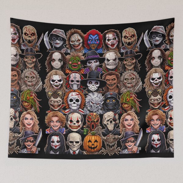 Item preview, Ultimate Halloween Monsters Character Grid designed and sold by Piotrek0001.
