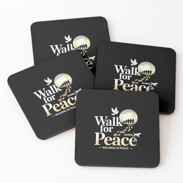 Item preview, Walk for peace walk in place Aloka and dove illustration designed and sold by SheriPeroni.