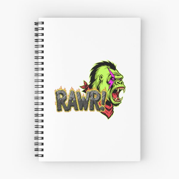 Item preview, Neon Punk Rocker Gorilla Rawr designed and sold by ItaloIT.