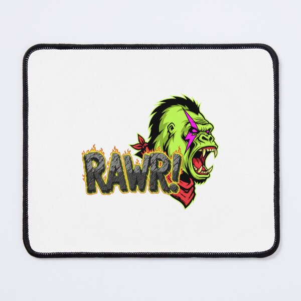 Item preview, Neon Punk Rocker Gorilla Rawr designed and sold by ItaloIT.