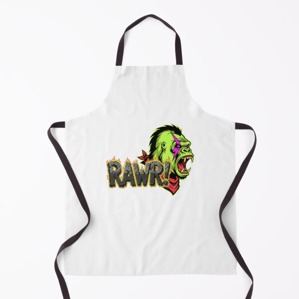 Item preview, Neon Punk Rocker Gorilla Rawr designed and sold by ItaloIT.