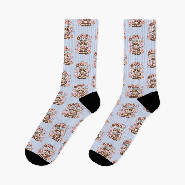 Item preview, Cute Raccoon Candy Crush & Sweets designed and sold by ValeriValera.