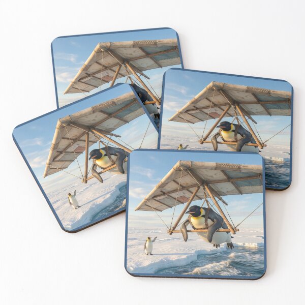 Item preview, Hang Glidin' Penguin designed and sold by Tridentulus.
