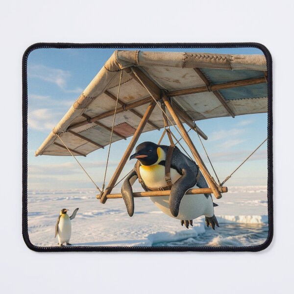 Item preview, Hang Glidin' Penguin designed and sold by Tridentulus.