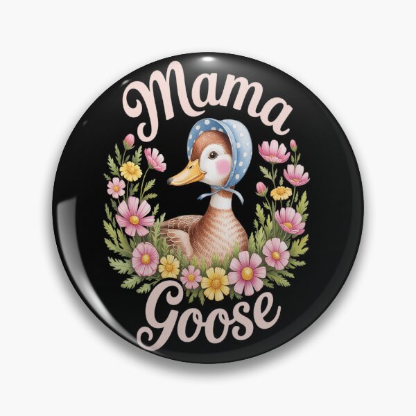 Artikelvorschau, Niedliche Blumen-Mama-Gans, kokett, Muttertags-Gans, albern entworfen und verkauft von orlodrake.