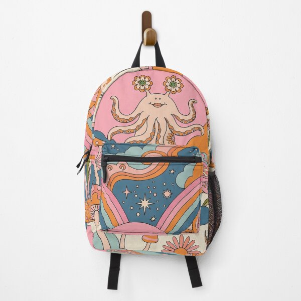Item preview, Groovy Flying Snail Magic Mushroom Retro Dreamscape designed and sold by zzz888.