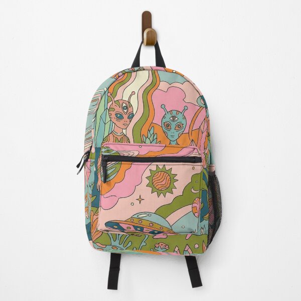 Item preview, Psychedelic Alien Planet Retro Crystal Landscape designed and sold by zzz888.