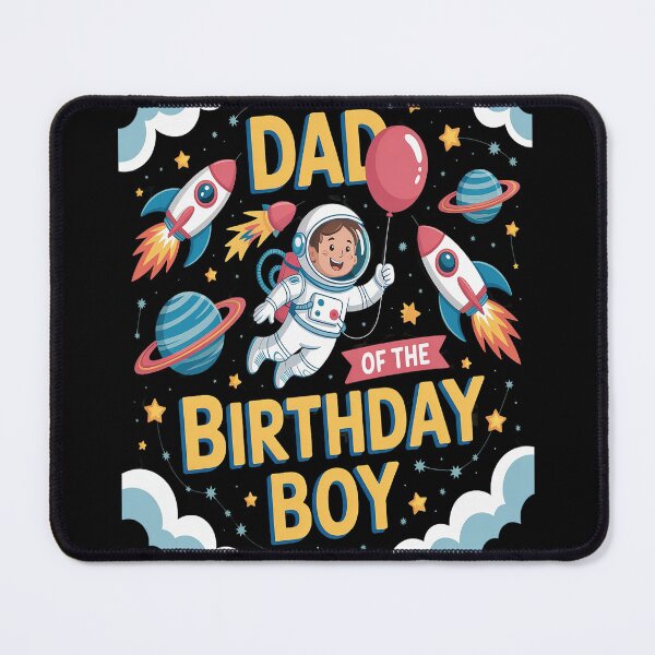 Item preview, Dad Of The Birthday Astronaut Boy Outer Space designed and sold by orlodrake.