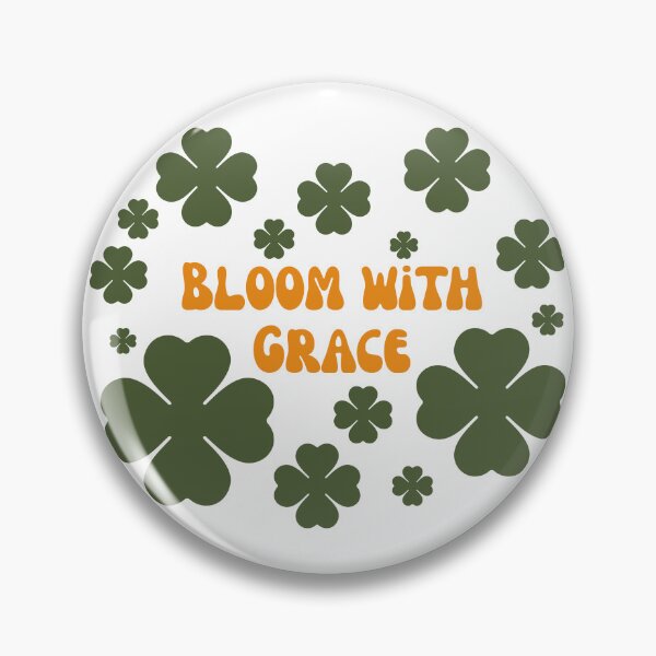 Artikelvorschau, bloom with grace, simple motivational quotes entworfen und verkauft von BlareBlare.