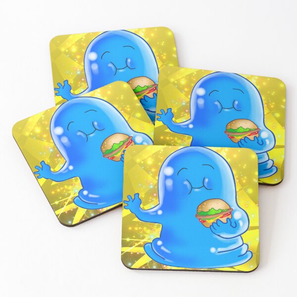 Item preview, Boris the Blob on Yellow  designed and sold by Digital Attic 95.