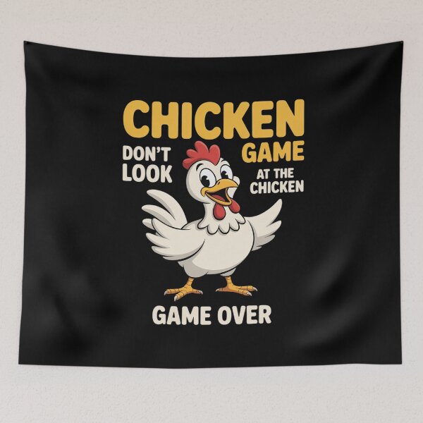 Item preview, Chicken Game Don't Look at the Chicken Meme Gag designed and sold by joyouartArt.