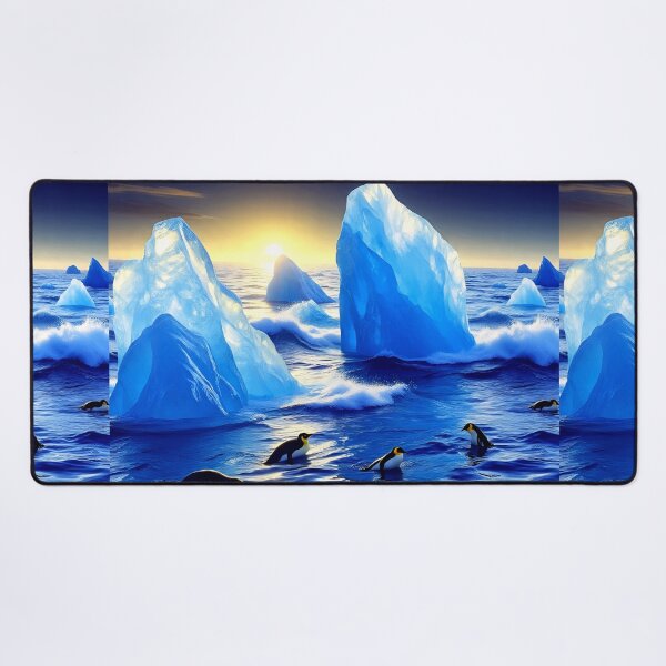 Item preview, Frozen Dawn of the North Arctic Ocean Iceberg Sunrise designed and sold by AwesomeDigiShop.