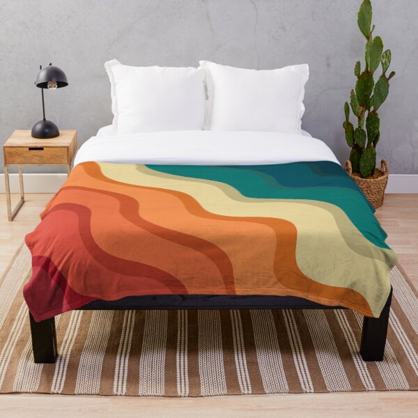 Item preview, Retro Color Wavy Lines designed and sold by PatternDesign01.