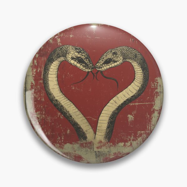 Item preview, Snake Couple Heart – Dark Gothic Valentines Day designed and sold by TeesAndSass.