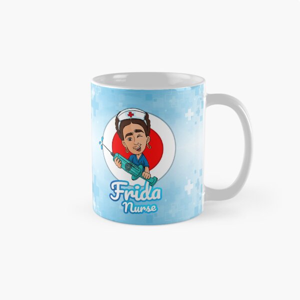 Item preview, Whimsical Homage: Cartoon Parody of Frida Kahlo as a Playful Nurse designed and sold by Arte Cartoon From TagTeam Group.
