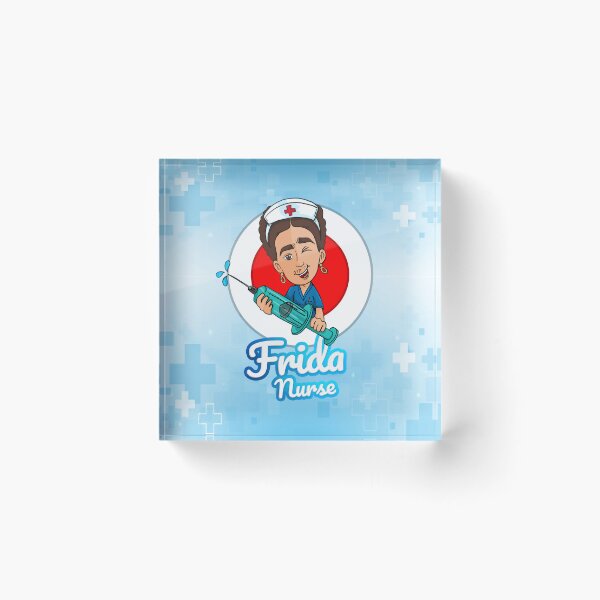 Item preview, Whimsical Homage: Cartoon Parody of Frida Kahlo as a Playful Nurse designed and sold by Arte Cartoon From TagTeam Group.