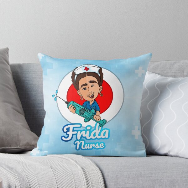 Item preview, Whimsical Homage: Cartoon Parody of Frida Kahlo as a Playful Nurse designed and sold by Arte Cartoon From TagTeam Group.