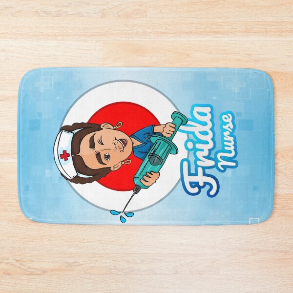 Item preview, Whimsical Homage: Cartoon Parody of Frida Kahlo as a Playful Nurse designed and sold by Arte Cartoon From TagTeam Group.